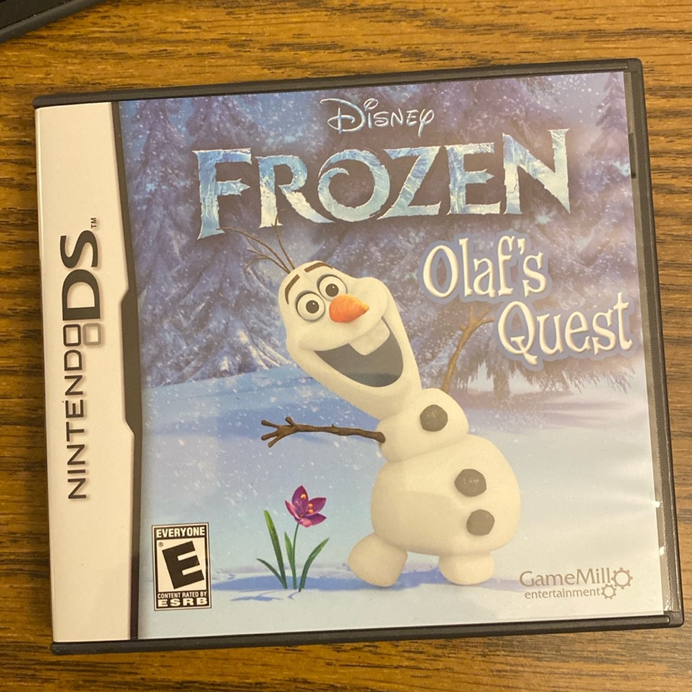 Disney Frozen Olaf’s Quest Nintendo DS game